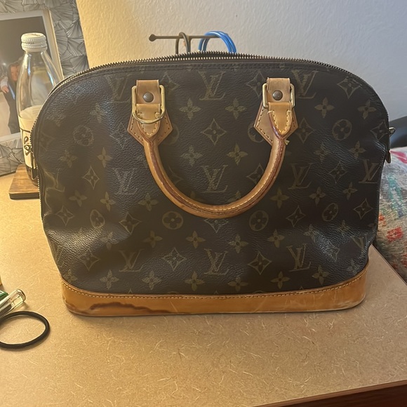 Louis Vuitton Alma Brown Handbag Monogram Canvas MM - Picture 3 of 16